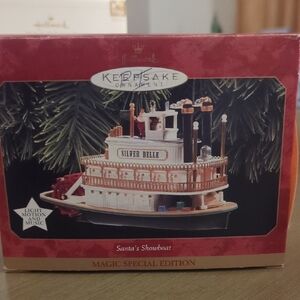 Hallmark Keepsake Silver Belle Showboat Ornament